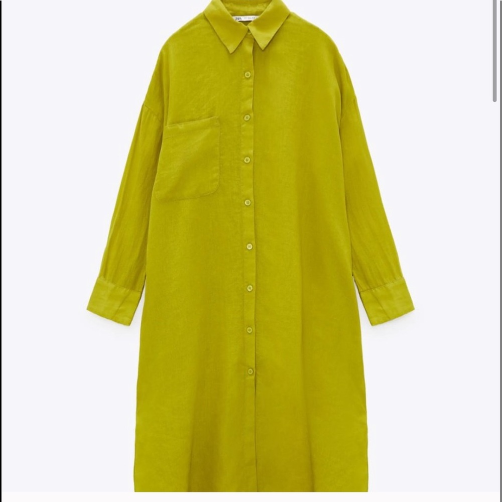 Oversized 100 % linen Zara top ✨✨